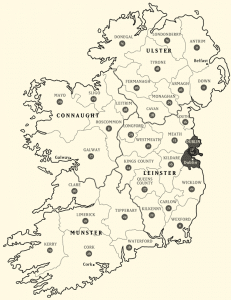 potato famine map