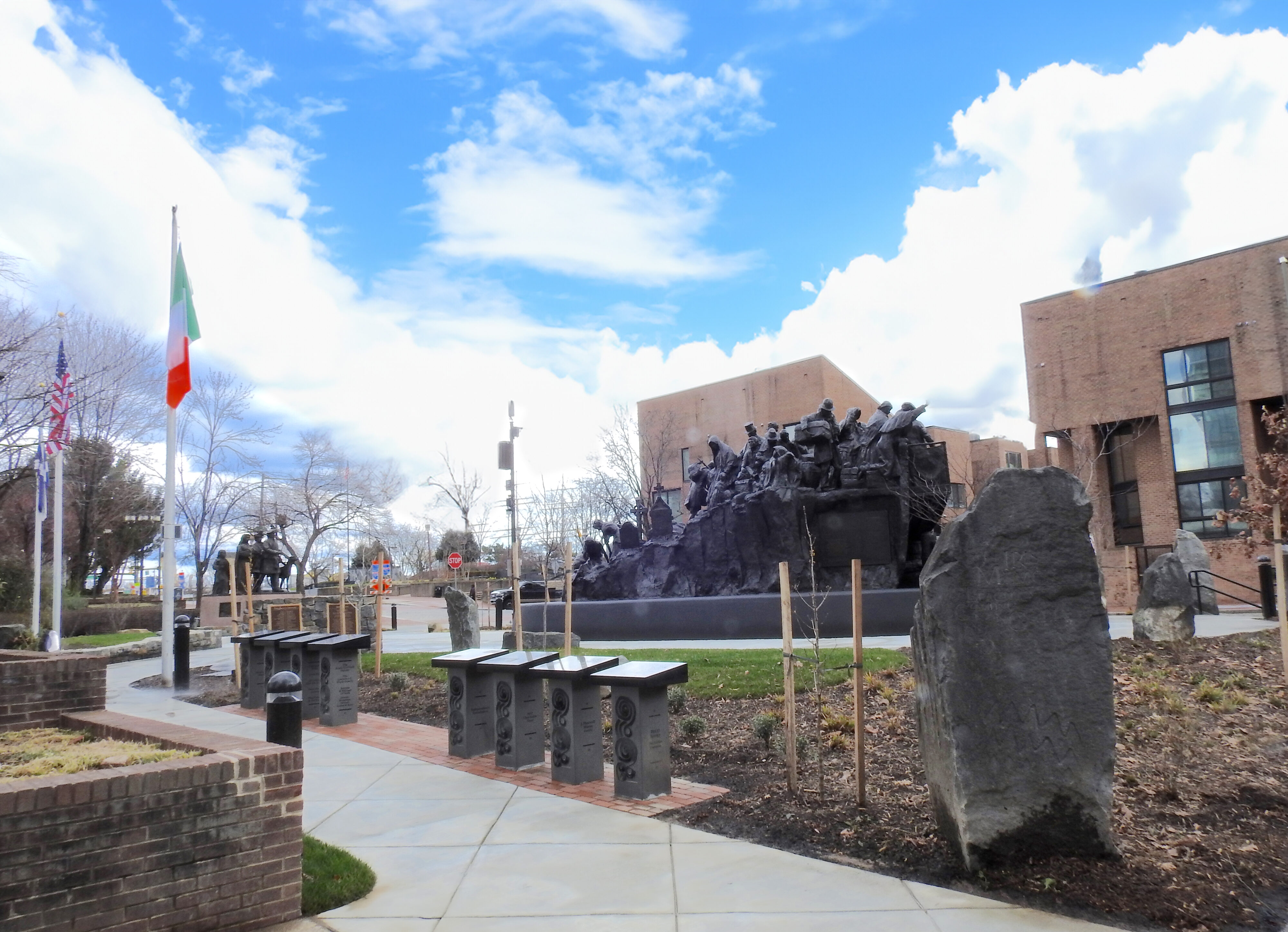 New location for the memorial on Spruce Street