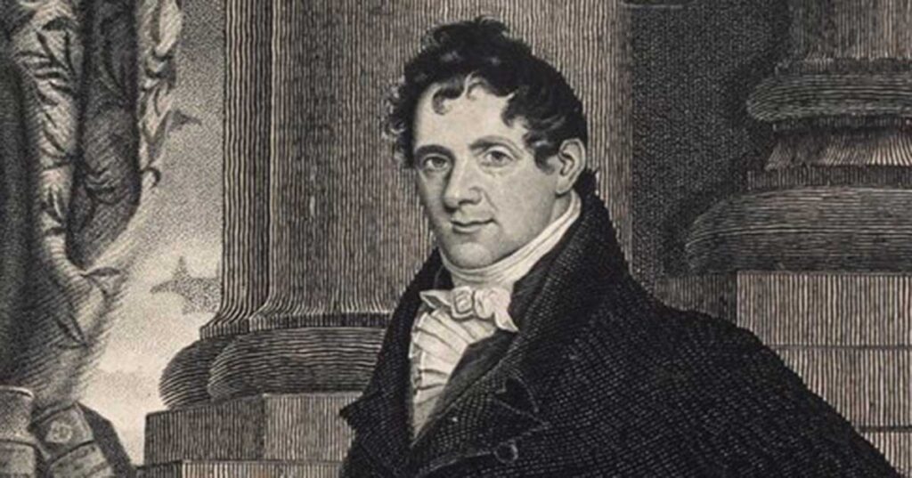 An illiustration of Daniel O'Connell, The Liberator