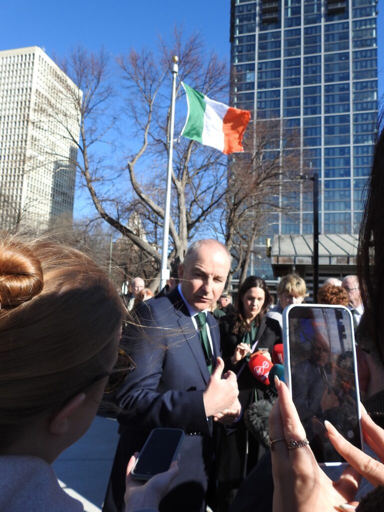 Taoiseach Micheál Martin Visits the Irish Memorial
