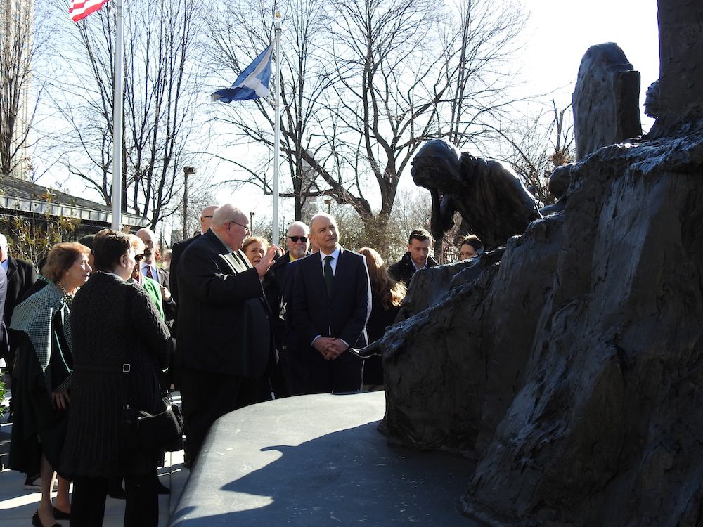 Taoiseach Micheál Martin Visits the Irish Memorial