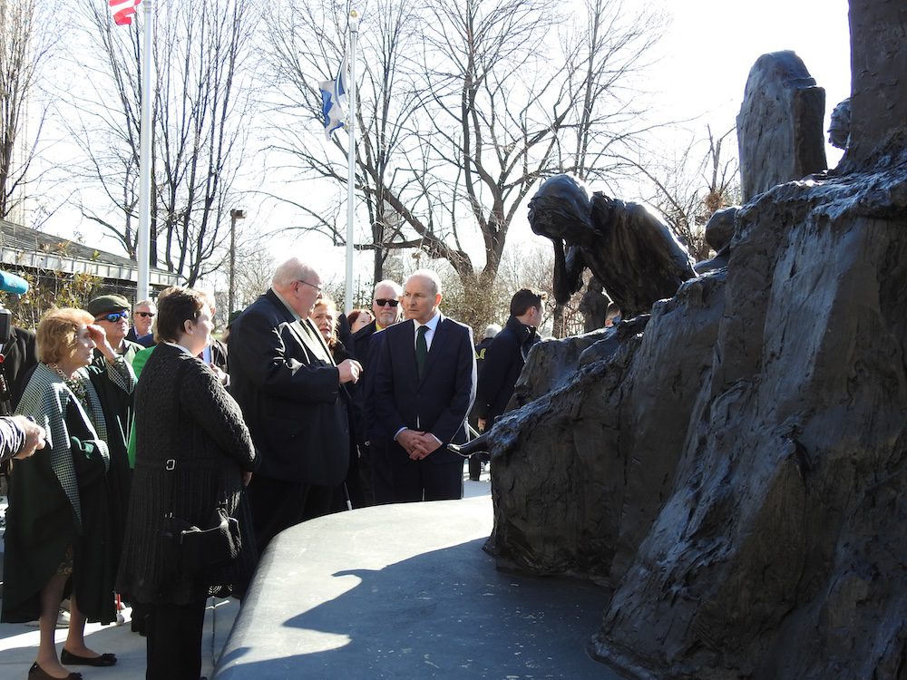 Taoiseach Micheál Martin Visits the Irish Memorial