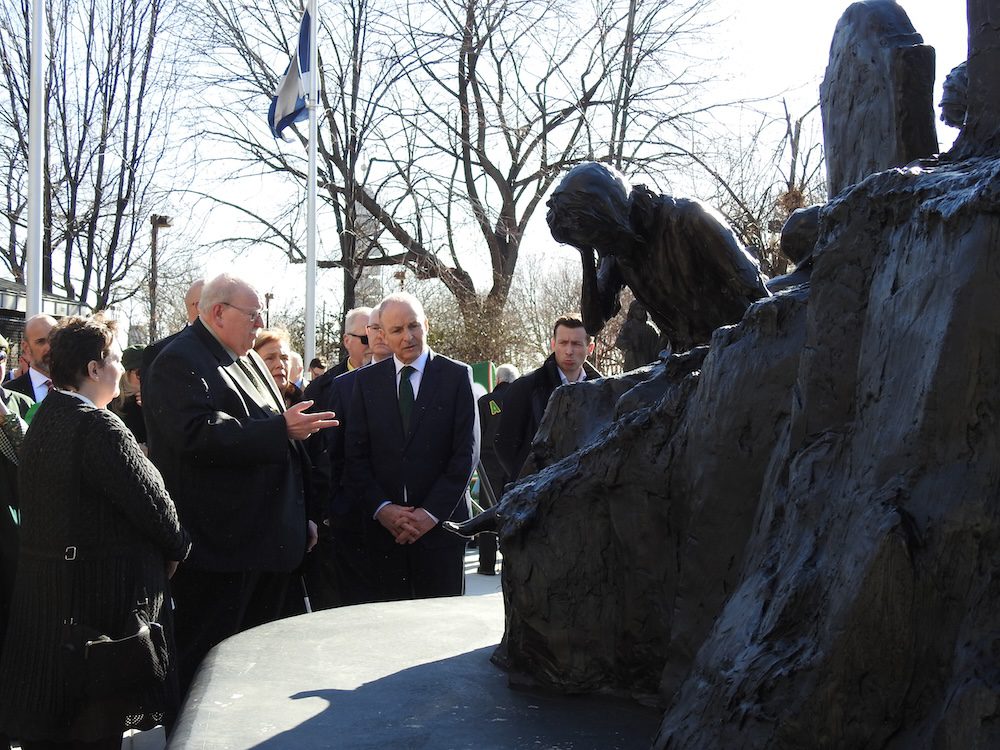 Taoiseach Micheál Martin Visits the Irish Memorial