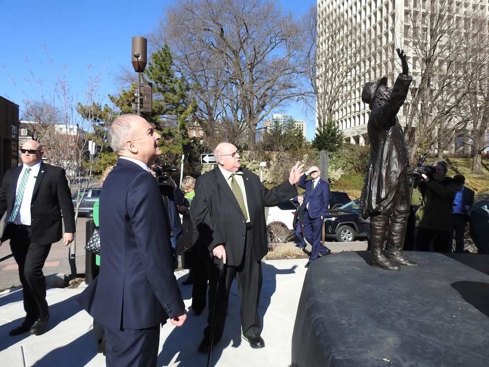 Taoiseach Micheál Martin Visits the Irish Memorial