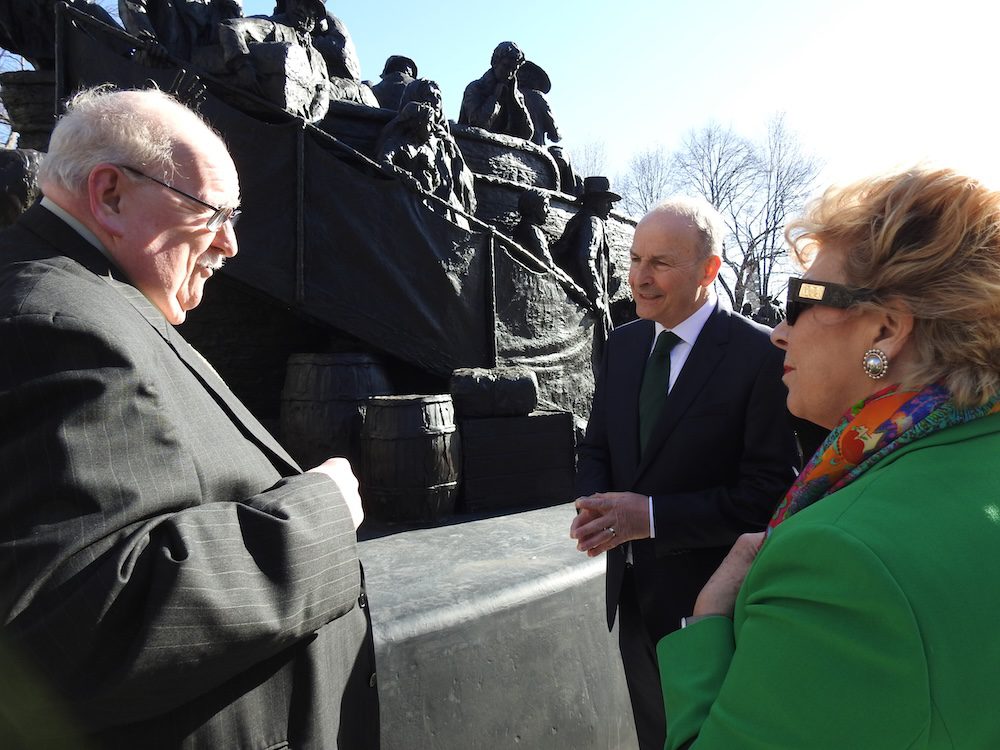 Taoiseach Micheál Martin Visits the Irish Memorial