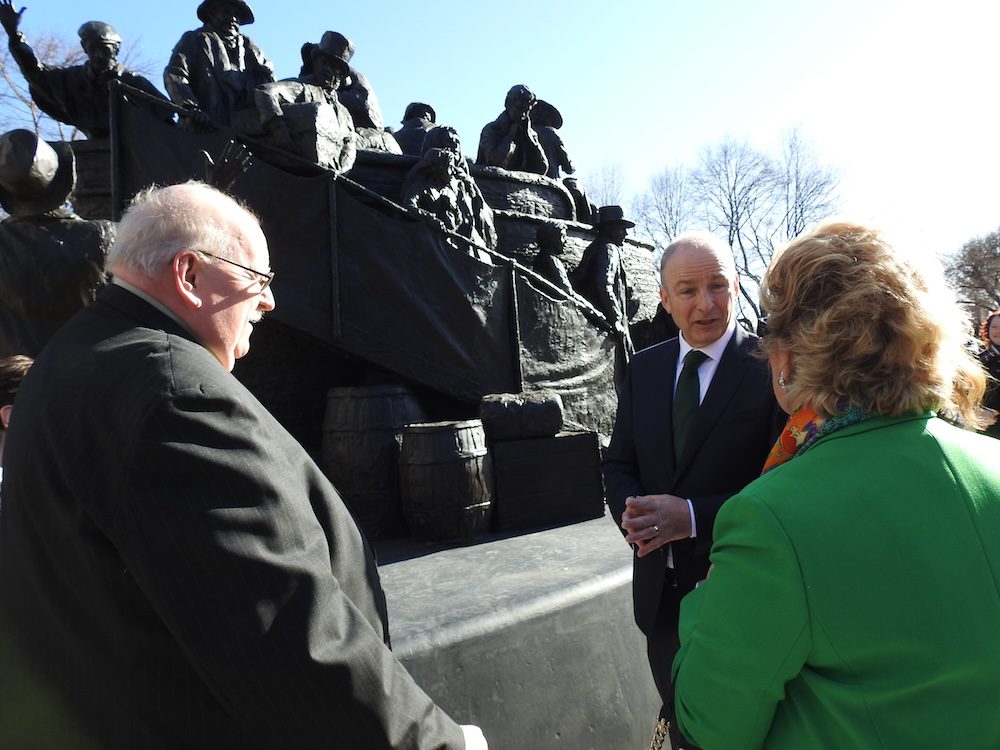 Taoiseach Micheál Martin Visits the Irish Memorial
