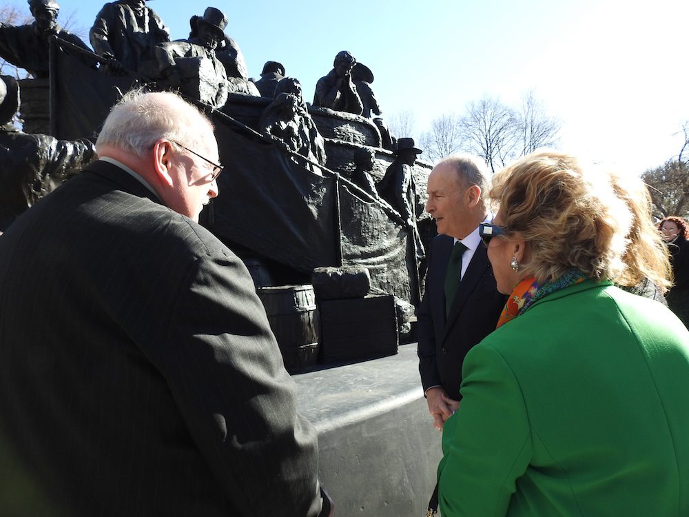 Taoiseach Micheál Martin Visits the Irish Memorial