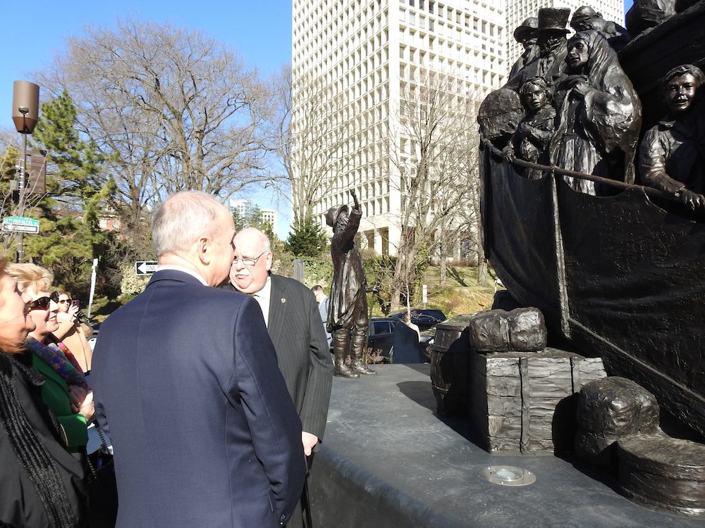 Taoiseach Micheál Martin Visits the Irish Memorial
