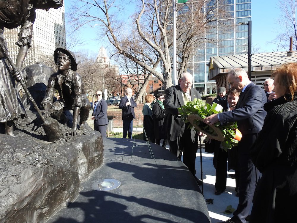 Taoiseach Micheál Martin Visits the Irish Memorial