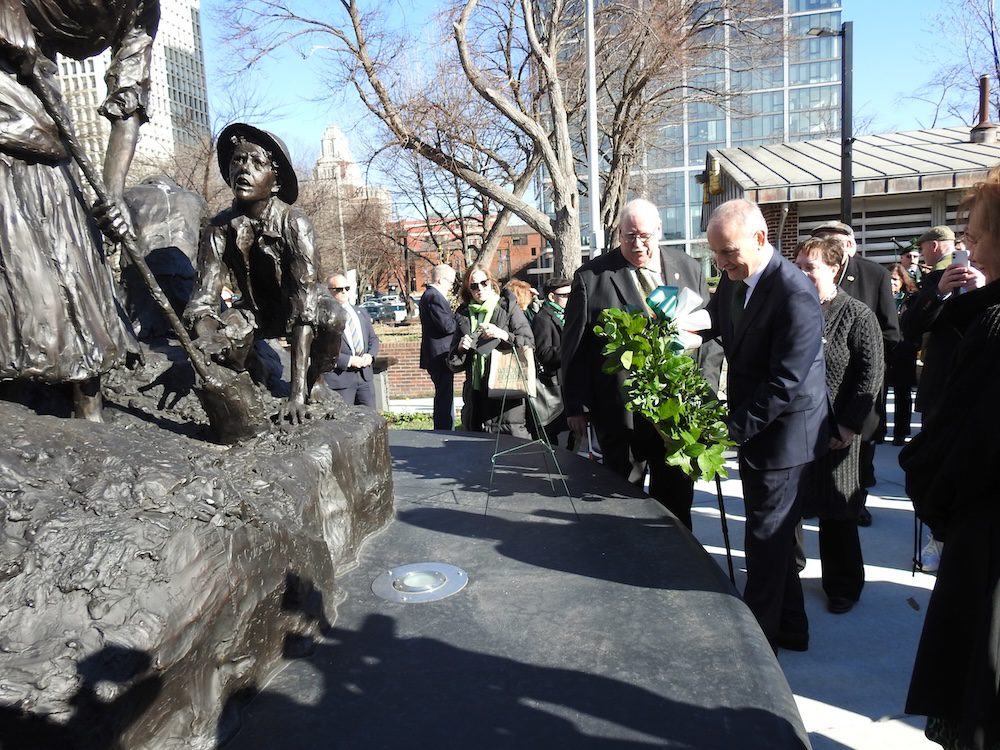 Taoiseach Micheál Martin Visits the Irish Memorial