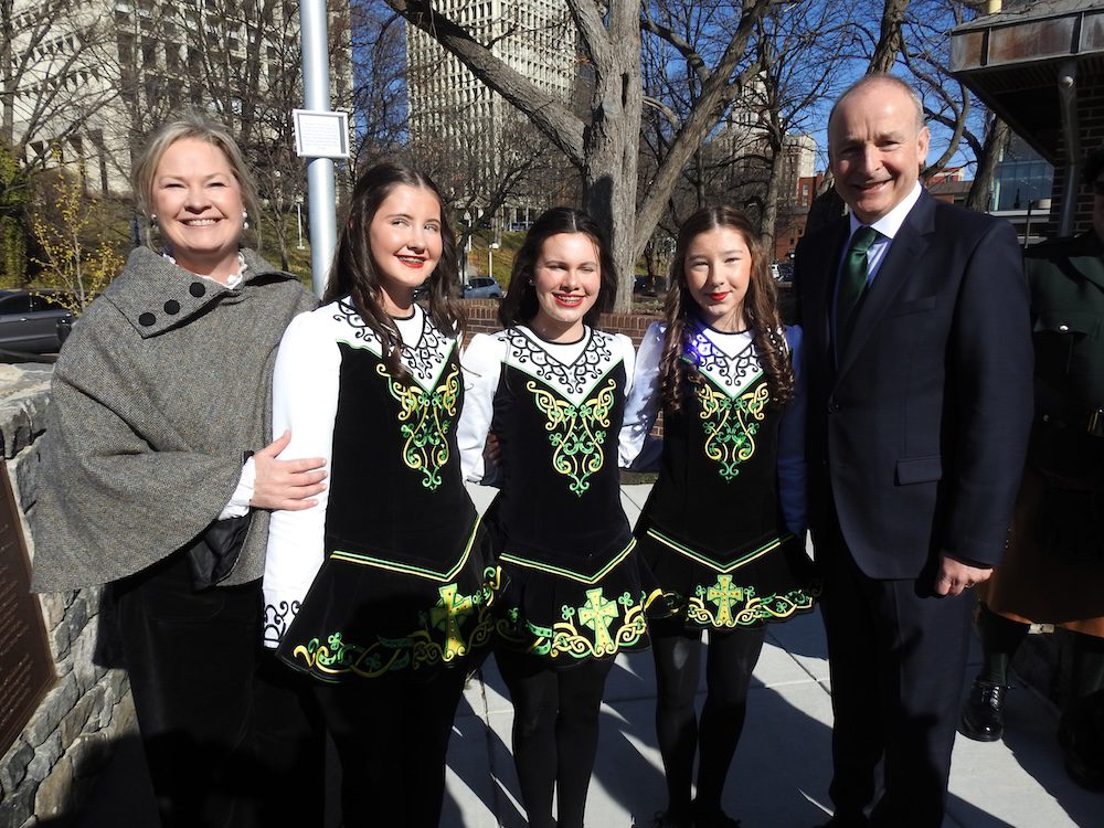 Taoiseach Micheál Martin Visits the Irish Memorial