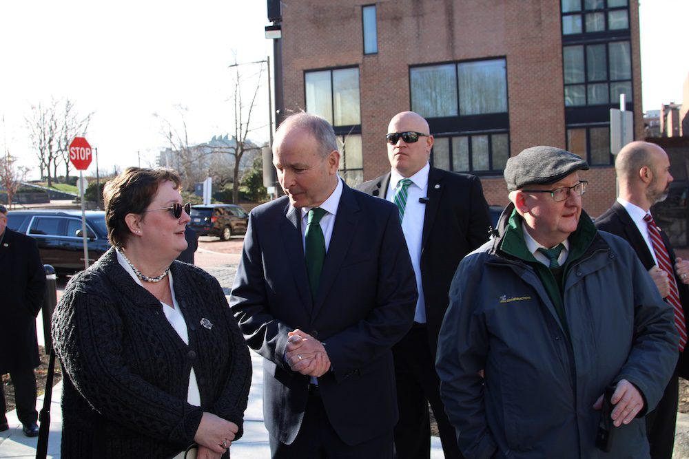Taoiseach Micheál Martin Visits the Irish Memorial