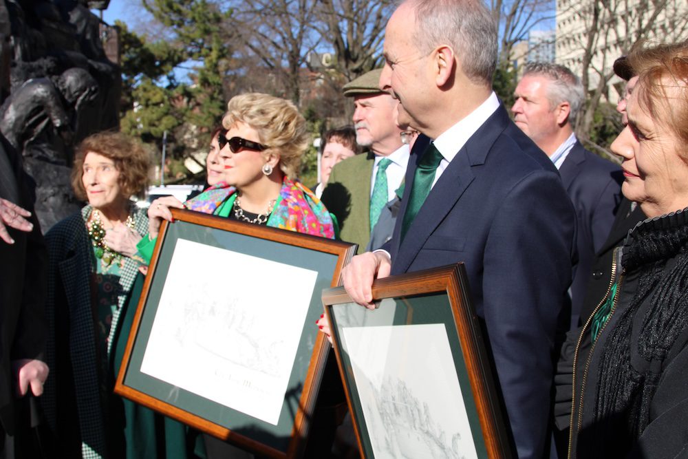 Taoiseach Micheál Martin Visits the Irish Memorial