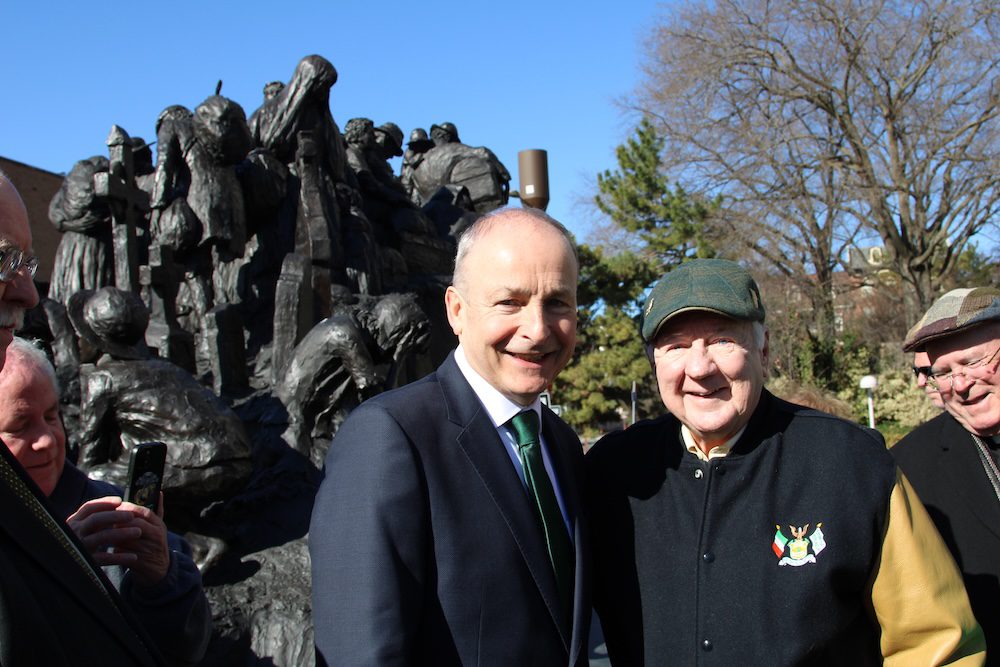 Taoiseach Micheál Martin Visits the Irish Memorial