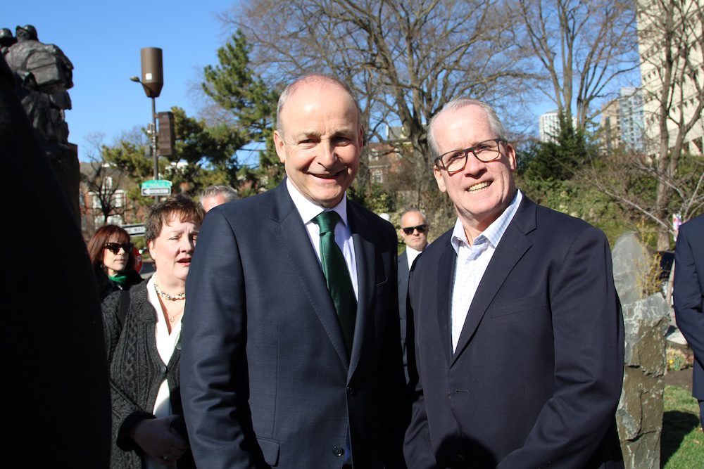 Taoiseach Micheál Martin Visits the Irish Memorial
