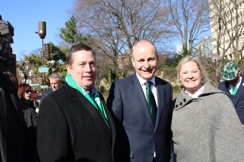 Taoiseach Micheál Martin Visits the Irish Memorial
