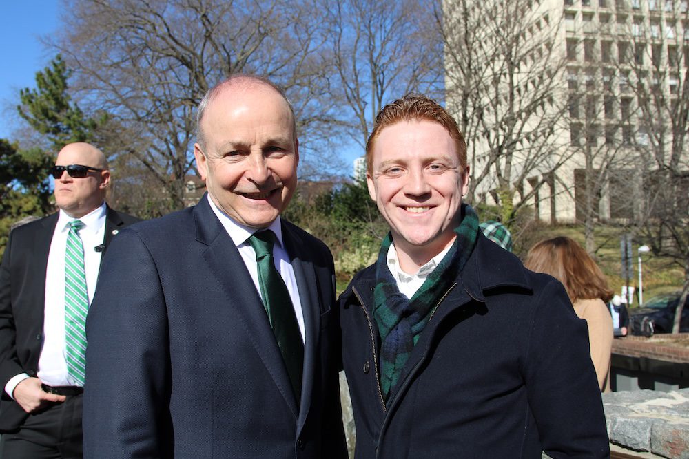 Taoiseach Micheál Martin Visits the Irish Memorial