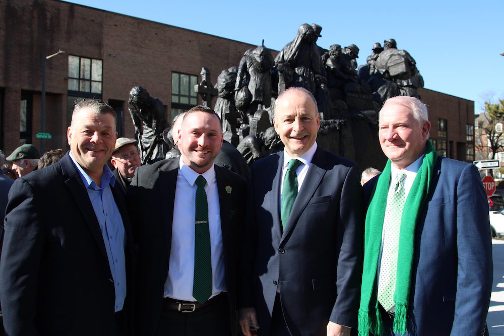 Taoiseach Micheál Martin Visits the Irish Memorial