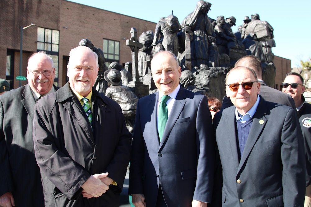 Taoiseach Micheál Martin Visits the Irish Memorial