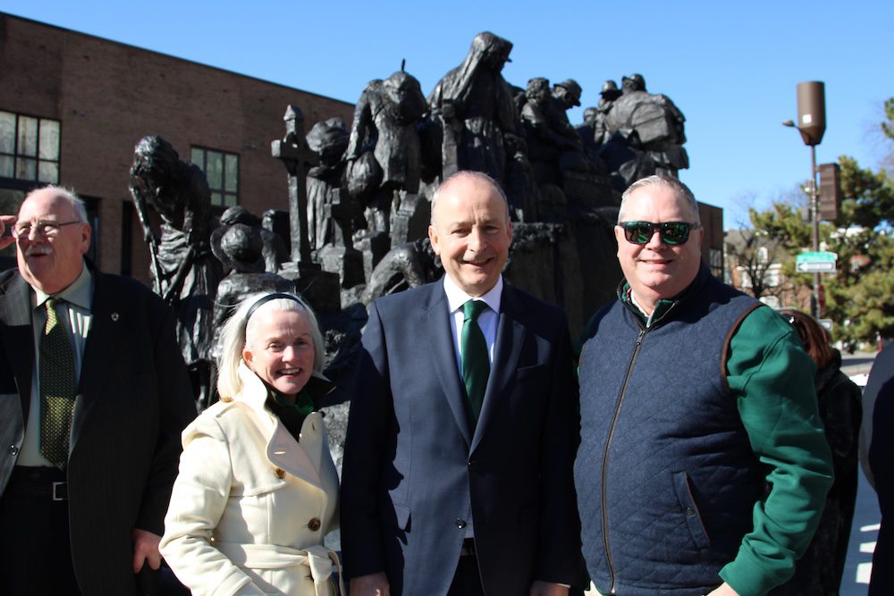 Taoiseach Micheál Martin Visits the Irish Memorial