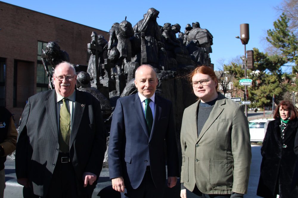 Taoiseach Micheál Martin Visits the Irish Memorial