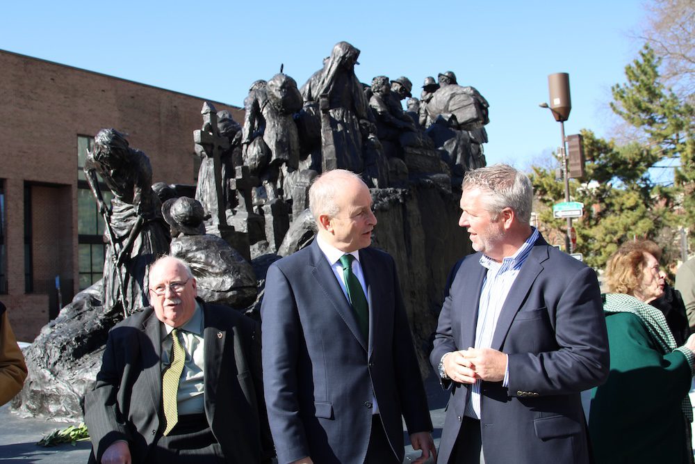 Taoiseach Micheál Martin Visits the Irish Memorial