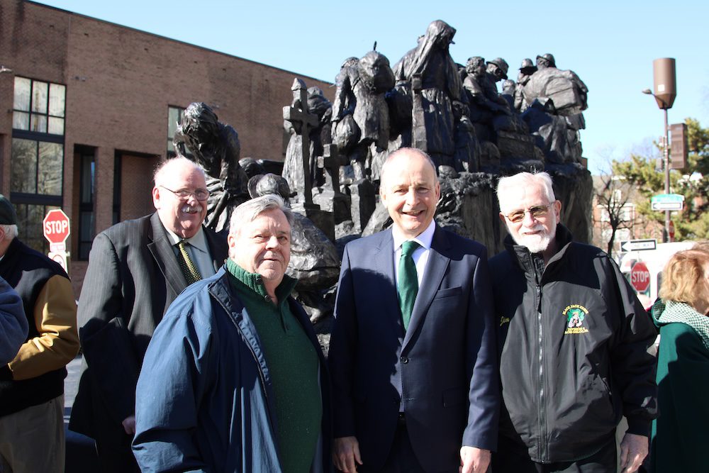 Taoiseach Micheál Martin Visits the Irish Memorial