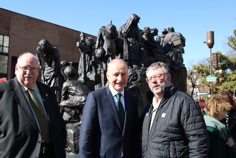 Taoiseach Micheál Martin Visits the Irish Memorial