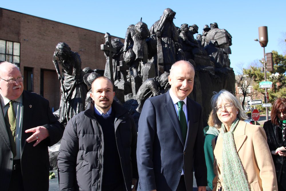 Taoiseach Micheál Martin Visits the Irish Memorial