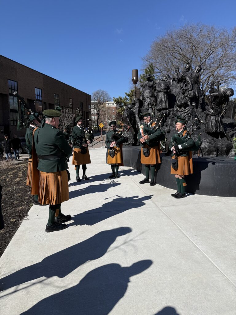 Saint Patrick's Day Commeration at The Irish Memorial