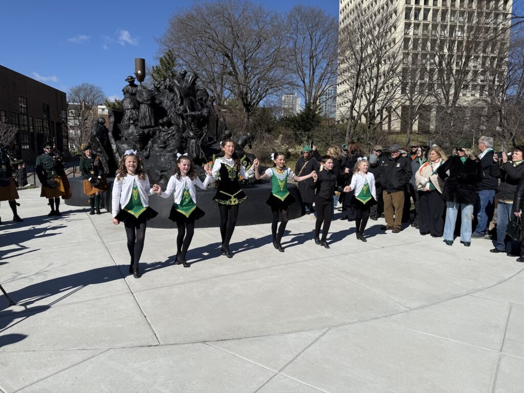 Saint Patrick's Day Commeration at The Irish Memorial