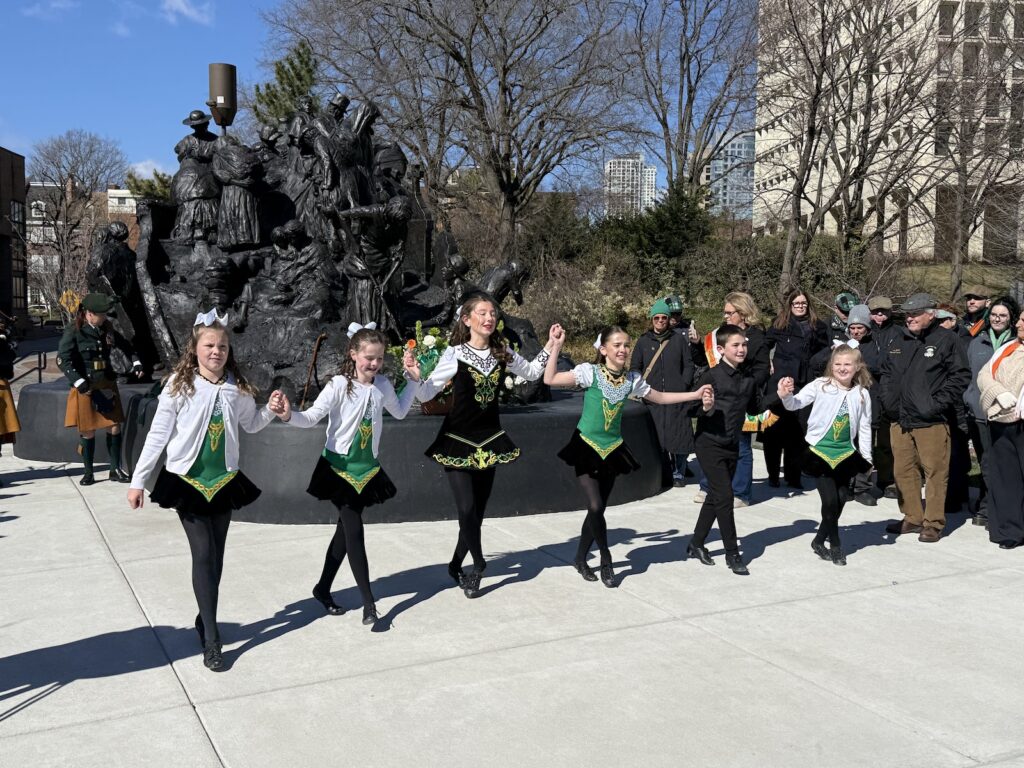 Saint Patrick's Day Commeration at The Irish Memorial
