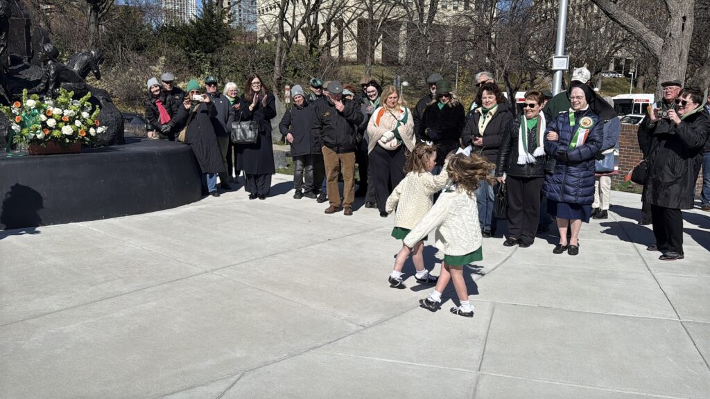 Saint Patrick's Day Commeration at The Irish Memorial
