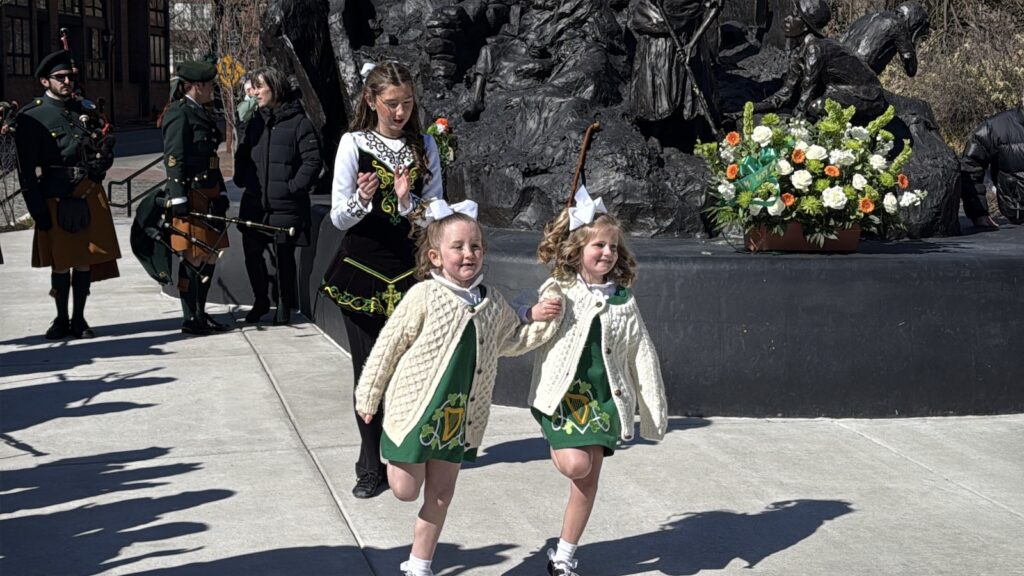 Saint Patrick's Day Commeration at The Irish Memorial
