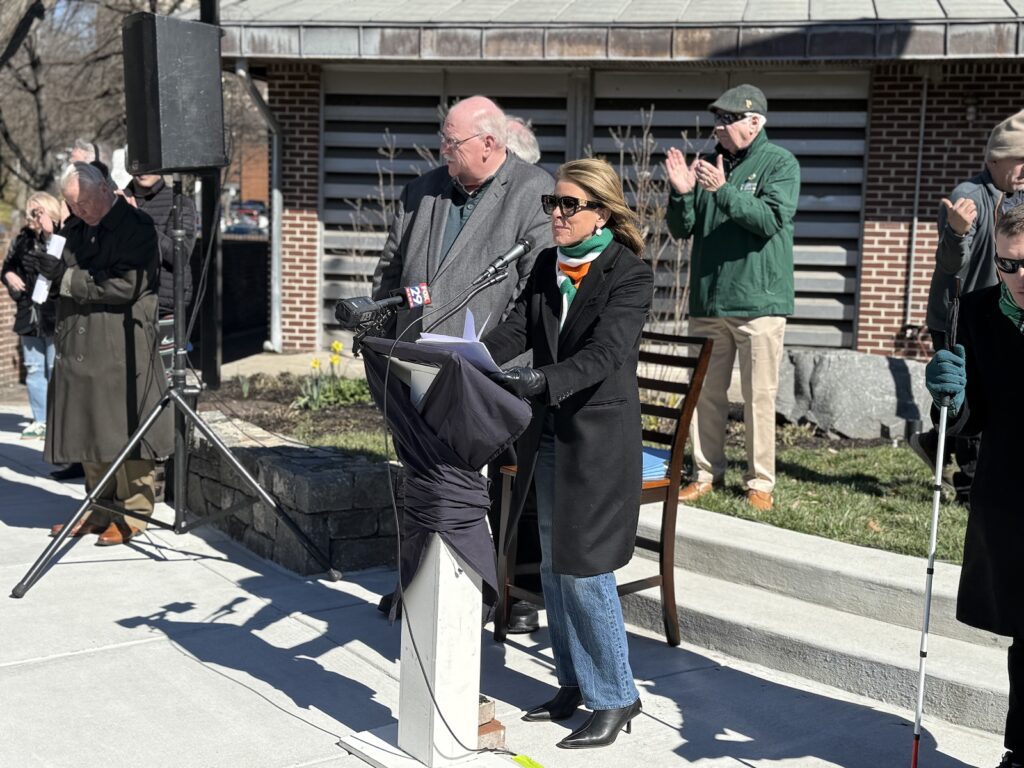 Kathy Orr Saint Patrick's Day Commeration at The Irish Memorial