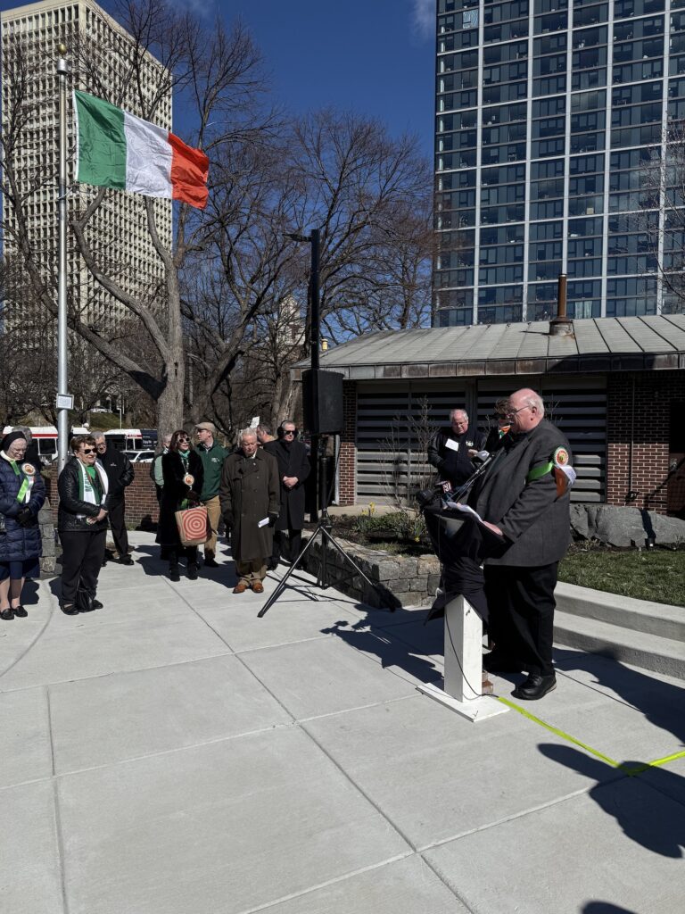 Saint Patrick's Day Commeration at The Irish Memorial