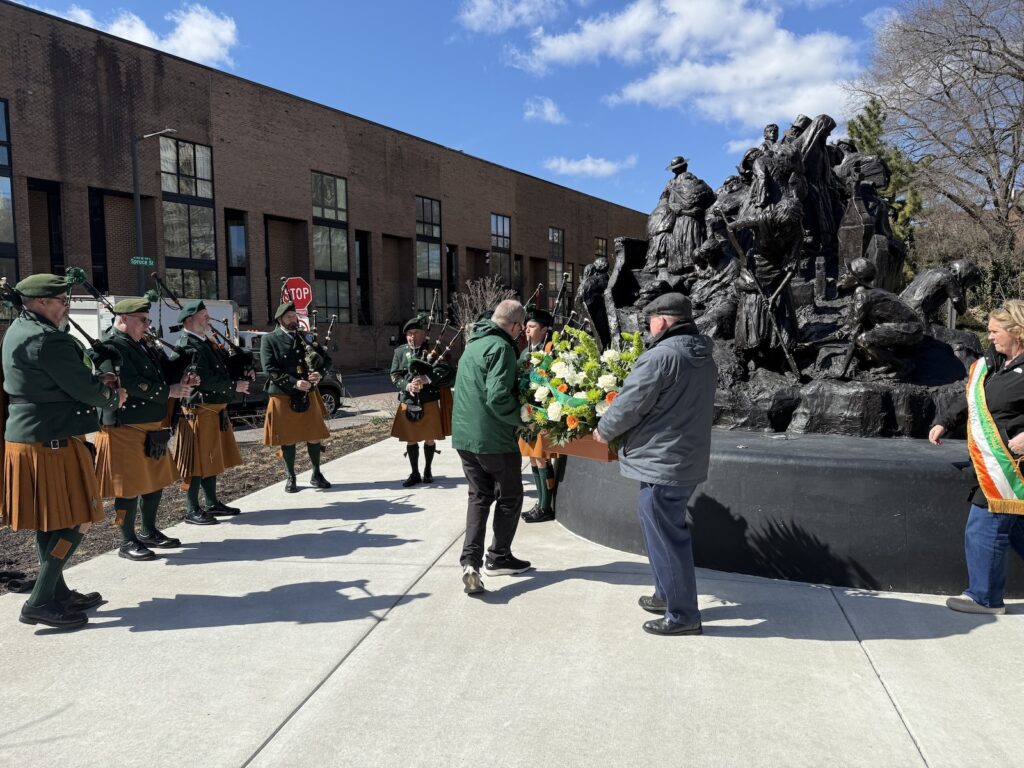 Saint Patrick's Day Commeration at The Irish Memorial