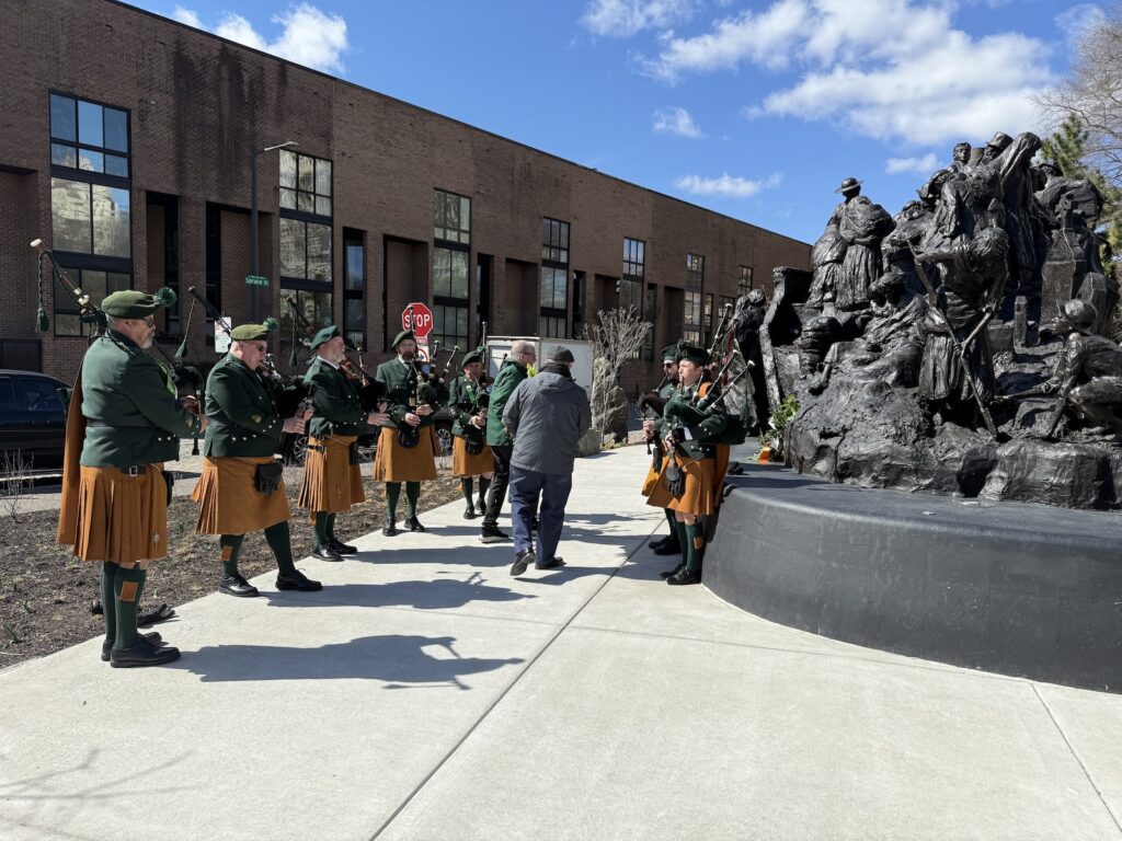 Saint Patrick's Day Commeration at The Irish Memorial