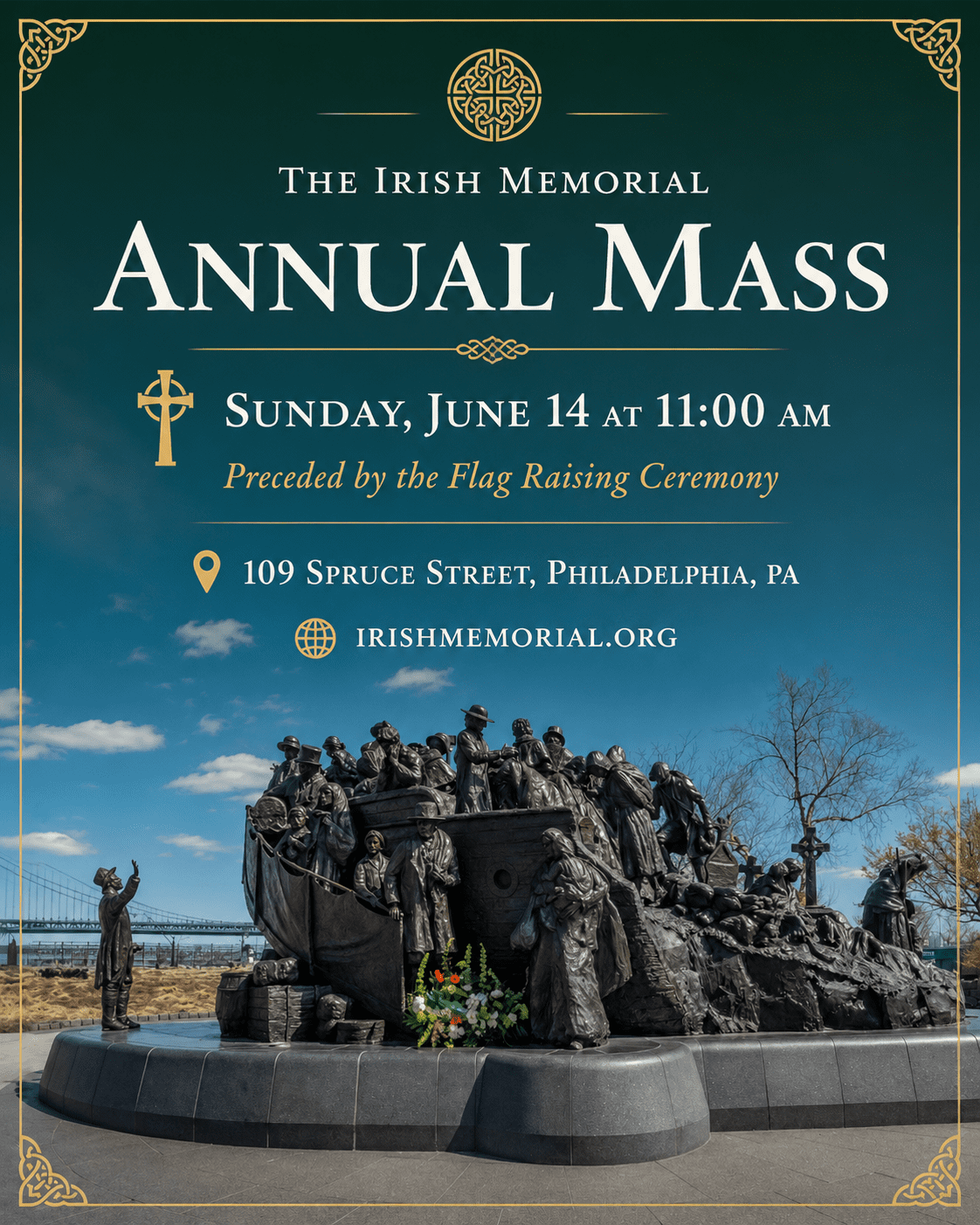 Annual Mass at The Irish Memorial in Philadelphia